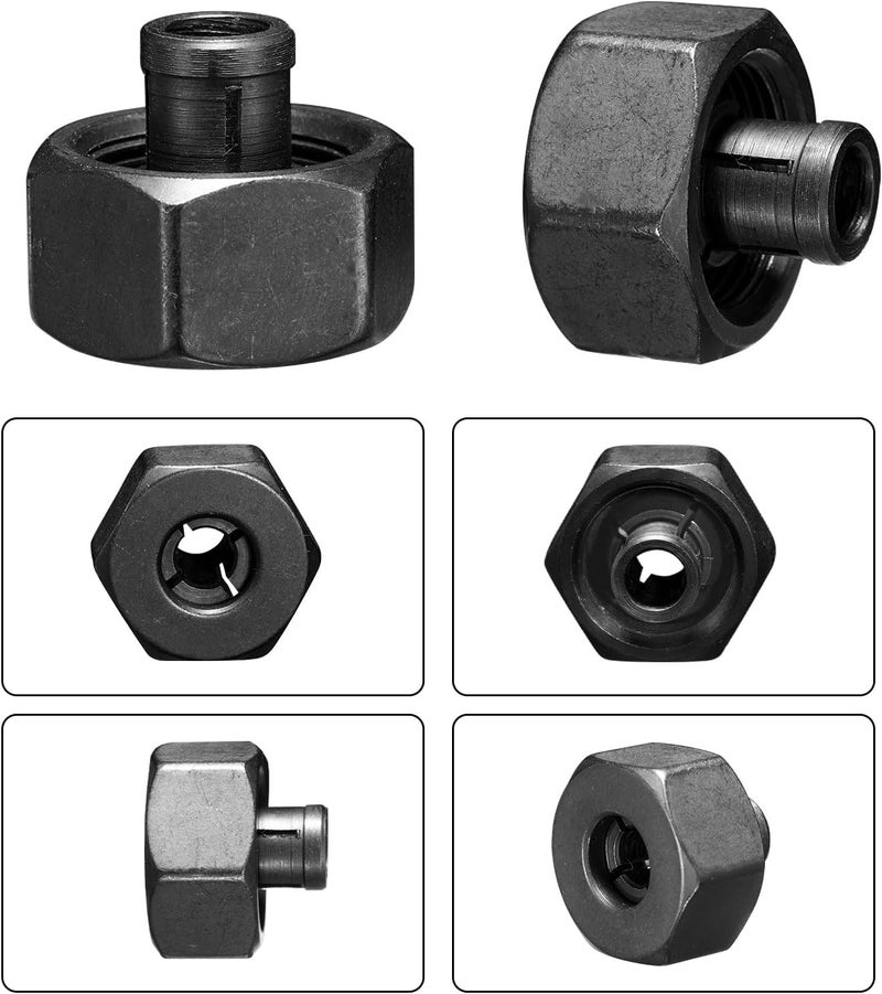 Genmitsu Router Collet Kit - 4pcs Collets, 1/8" to 5/16", For Trim Router, Engraving & CNC Machines - Image 4